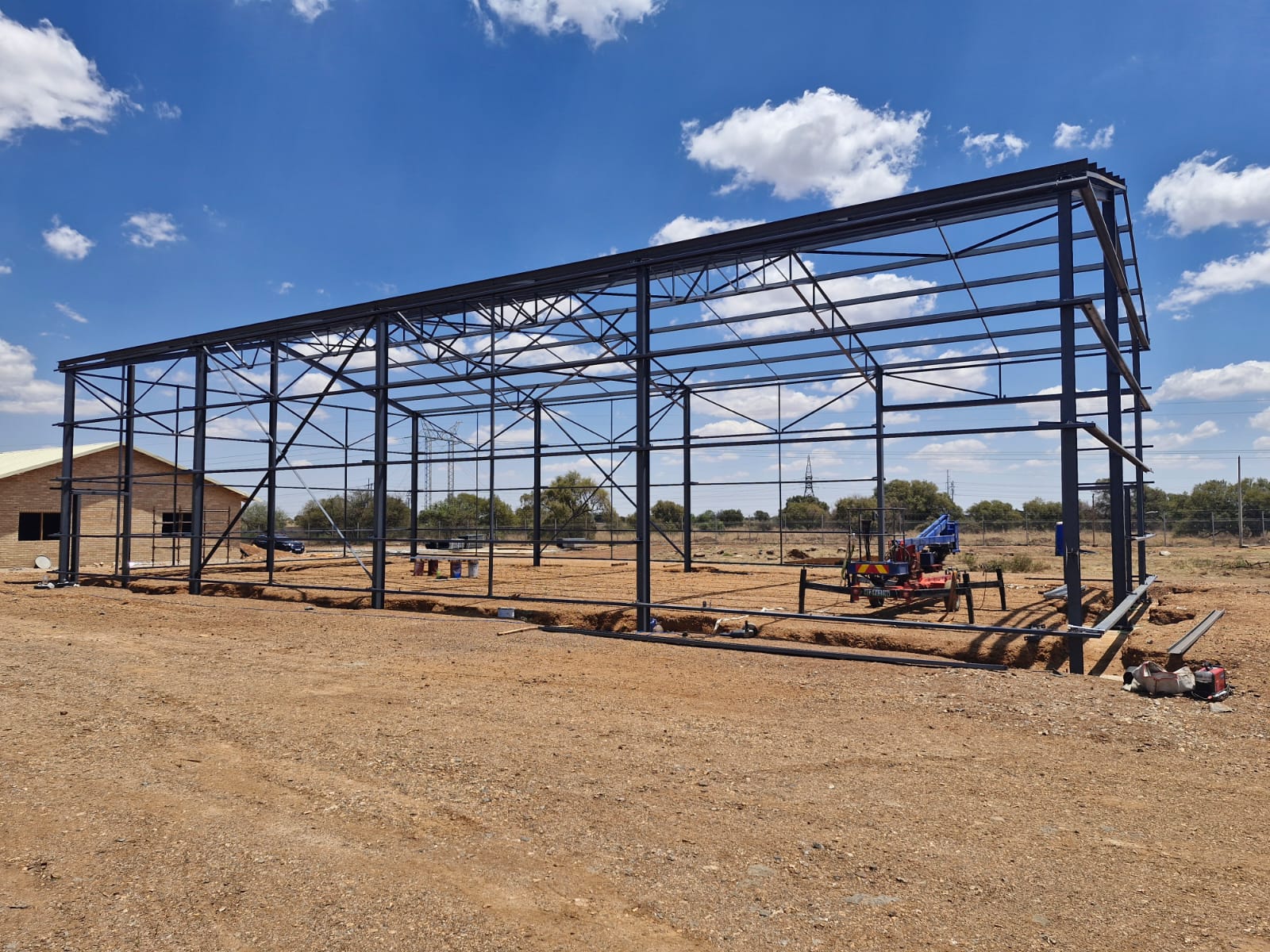 WBHO Solar Plant — Bakerville — Second warehouse structure