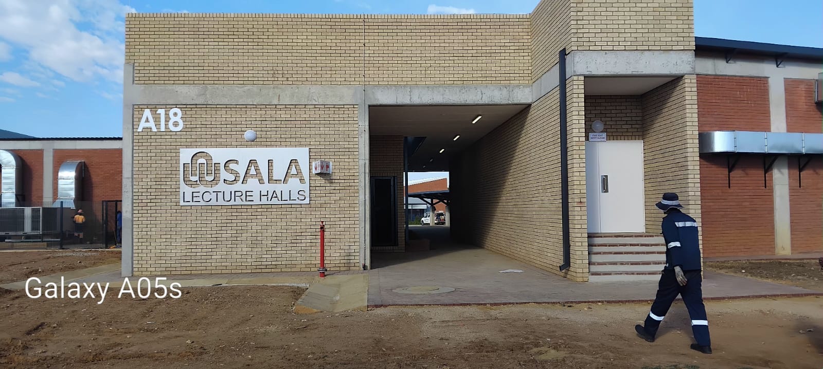 NWU Usala Lecture Halls — Mafikeng — Completed entrance — Usala Lecture Halls (A18)
