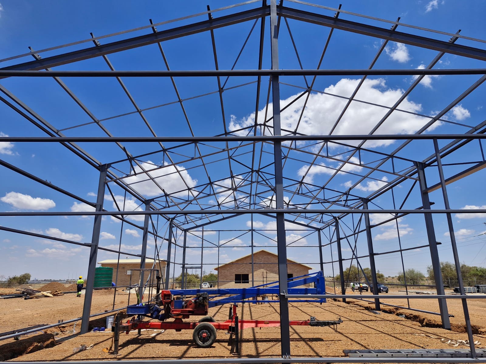 WBHO Solar Plant — Bakerville — Portal frame — interior view