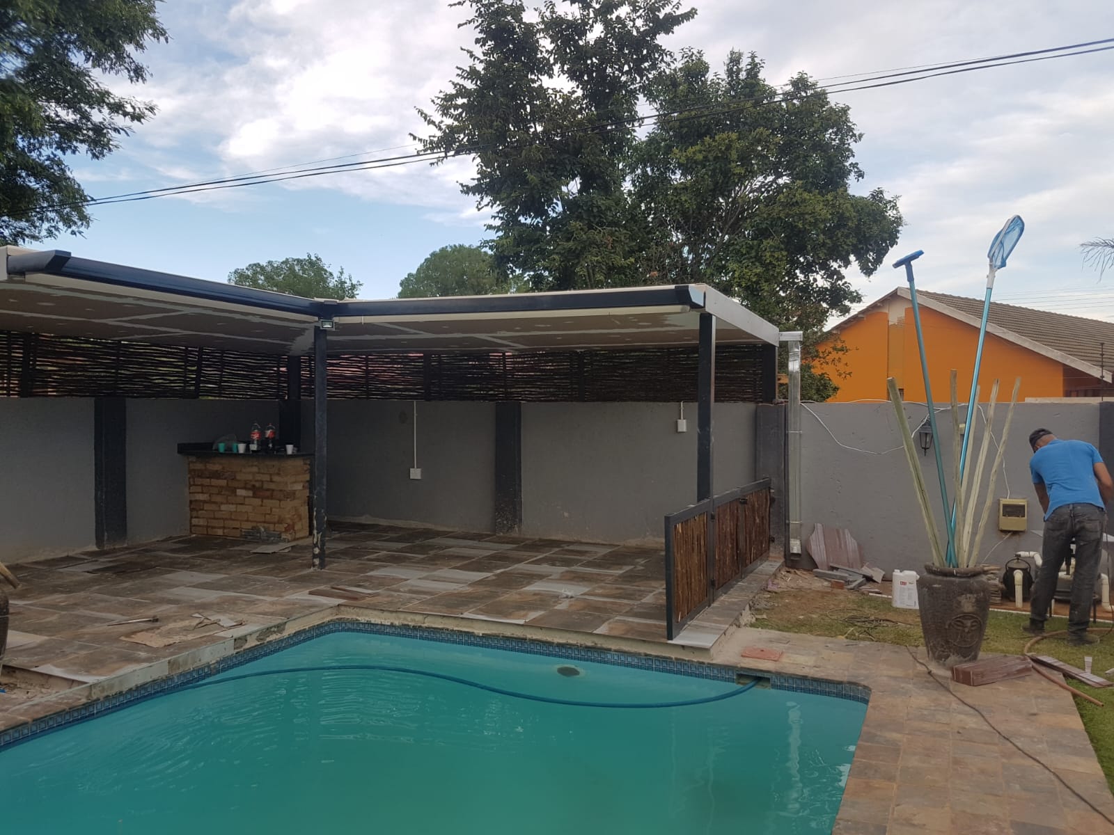 Poolside Decks — Roof & bar area